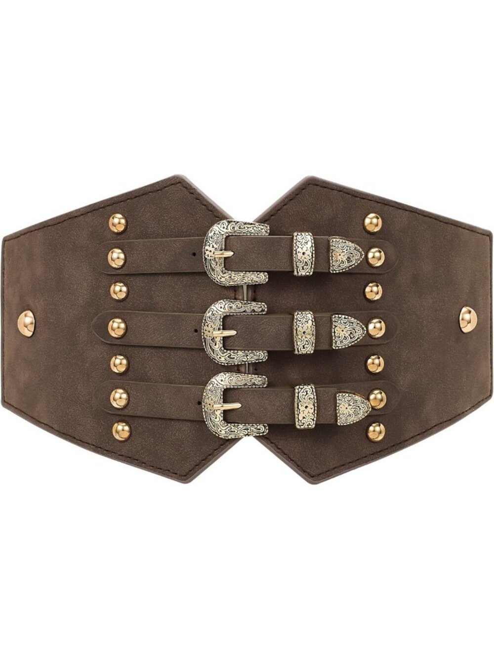 Stylish Wide Leather Corset Belt for Women - Perfect for Dresses & Costumes